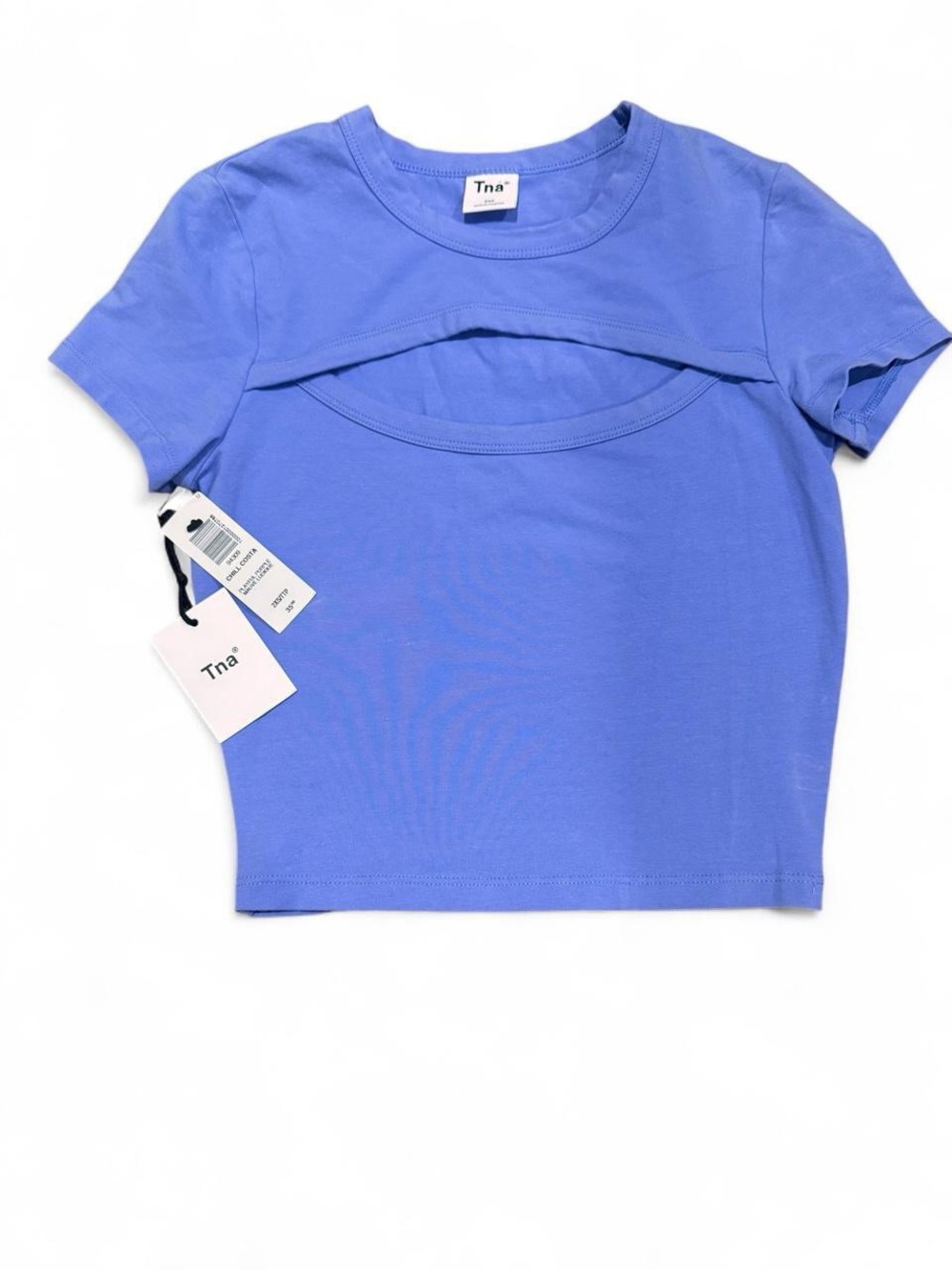 TNA Periwinkle Crewneck Crop Top